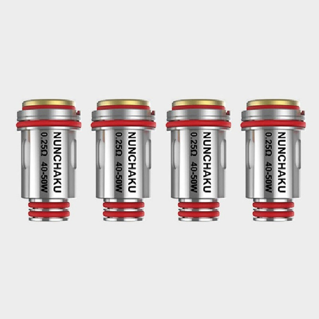 Authentic Uwell Replacement Claptonized A1 Coil for Nunchaku 2 / Nunchaku Sub Ohm Tank - 0.25 Ohm (40~50W) (4 PCS)