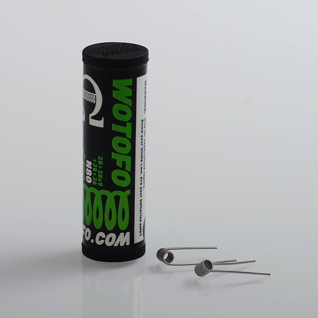 Authentic Wotofo Framed Staple Clapton N80 Pre-built Coil - 0.33 Ohm, 28GA + 38GA x 9 + 28GA+36GA (10 PCS)