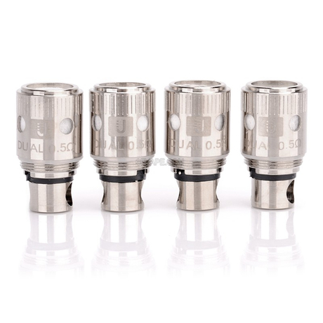 Authentic Uwell Coil Heads for Crown Sub Ohm Tank - Silver, 0.5 Ohm (30~80W) (4 PCS)