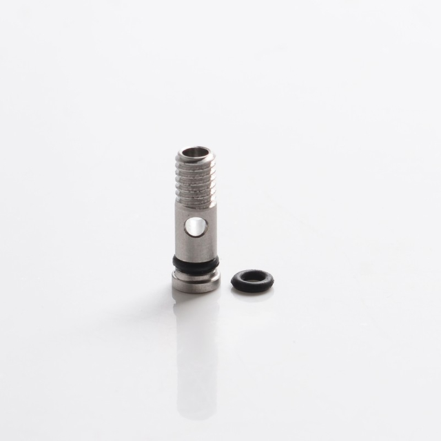 Authentic Auguse era mtl RTA Penggantian Extended Airflow Insert 510 Pin - Stainless Steel, 2.5mm Diameter Dalam (1 PC)