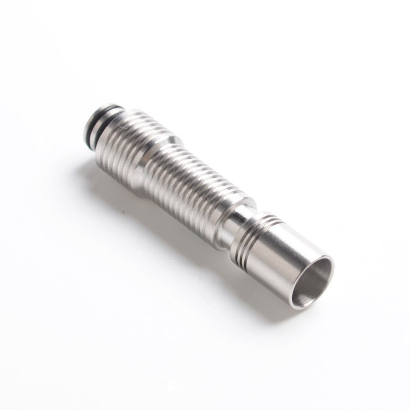 YFTK Replacement 510 Drip Tip for ParavozZ Ghost V2 RDTA / RDA / RTA / Sub Ohm Vape Tank Atomizer - Silver, 316 Stainless Steel