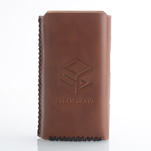 Authentic Steam Crave Hadron Pro DNA250C Box Mod Replacement Genuine Leather Case - Brown