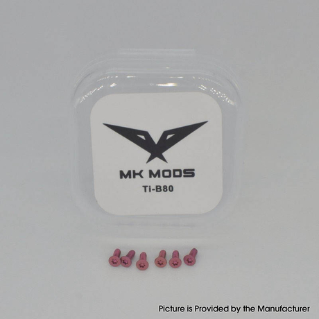 Authentic MK MODS Replacement Titanium Screws for Lost Vape Centaurus B80 AIO Kit (6 PCS)