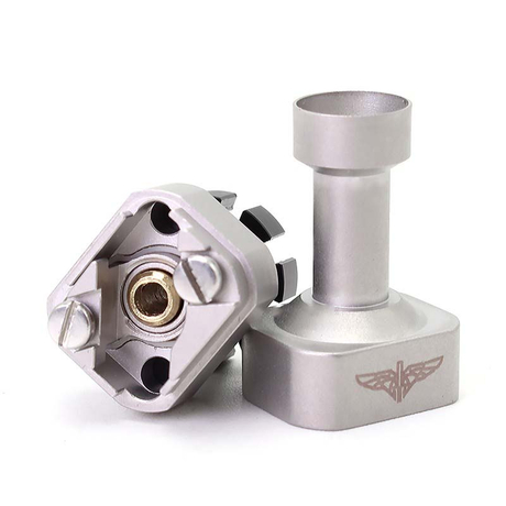 SXK GG Submarine RBA Bridge for Billet / BB / Boro Tank - Silver, 316SS