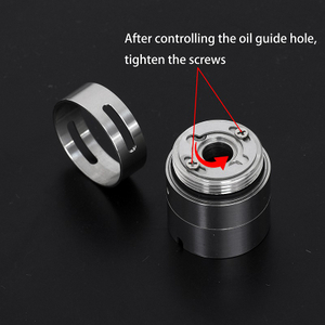 YFTK Flash E-Vapor V4.5 / V4.5S + Style RTA  -  Silver Airflow ControlセットのAFCキットV2