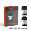 Authentische Kumiho Thoth-Serie Top-Fill-Pod-Kartusche-2 ml / 2,5 ml, 2-Pack, für Thoth T / T Pro / G / G Lite / C / S / B / Q / Q Pro