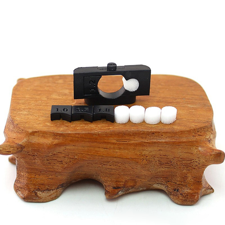 SXK Boropad MTL Style Airflow Plug + Air Inserts for Billet Box / SXK BB Box Mod Kit - Black, 1.0mm / 1.2mm / 1.5mm / 1.8mm