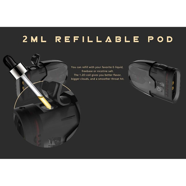 Authentic Uwell Tripod Replacement Pod Cartridge - 2.0ml, 1.2ohm, PCTG (4 PCS)