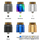 Authentic GeekVape TALO X RDA Rebuildable Dripping Vape Atomizer w/ BF Pin, Stainless Steel, 24mm Diameter