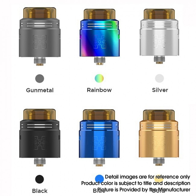 Authentic GeekVape TALO X RDA Rebuildable Dripping Vape Atomizer w/ BF Pin, Stainless Steel, 24mm Diameter
