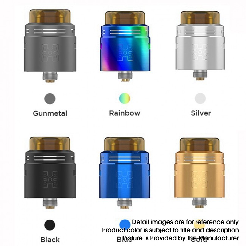 Authentic GeekVape TALO X RDA Rebuildable Dripping Vape Atomizer w/ BF Pin, Stainless Steel, 24mm Diameter