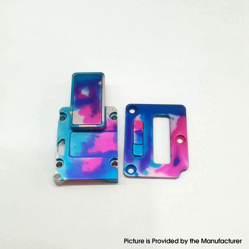 Authentic MK Mods Inner Panel Square Button 4-in-1 Inner Set for SXK BB / Billet Mod Kit with USB Slot