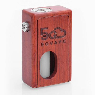 Authentic 5GVape Supercar Squonk Mechanical Box Mod Walnut, 8ml, 1 x 18650