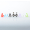 Monarchy Cyber ​​BB Billet Drip Tip Tip Set - SS + Acrylique, DL / MTL, 2 PCS BB Connecteur + 6 PCS Piste