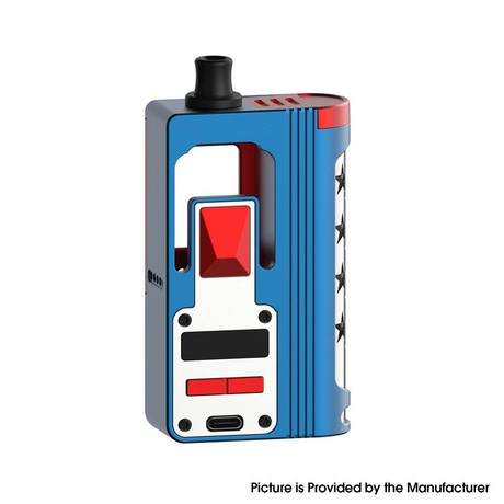 Authentic ThunderHead Creations Blaze AIO Boro Box Mod VW 5~88W, 1 x 18650, Compatible with BB / Billet Boro RBA / Tank