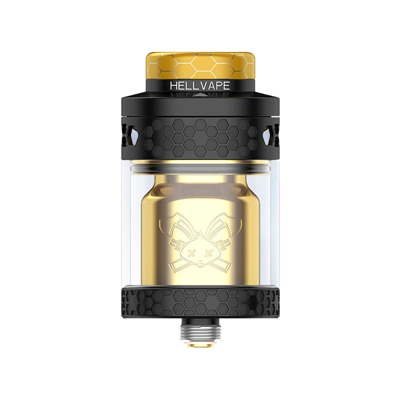Authentic Hellvape Dead Rabbit 4 RTA 26mm Tank – Dual Coil, 3.5ml 5.5ml, Top Airflow RTA