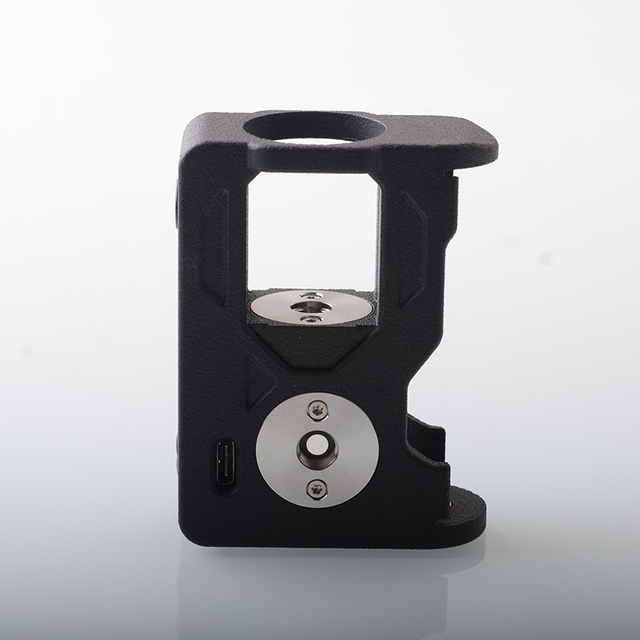 Black Knight 3D Print All-in-One 80W Box Mod – VW, 18650 Battery, Coil Building Tap