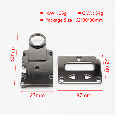 SXK Screen Plate + Button Plate Set for DNA 60W / 70W BB Style/ Billet Vape Box Mod Stainless Steel (2 PCS)