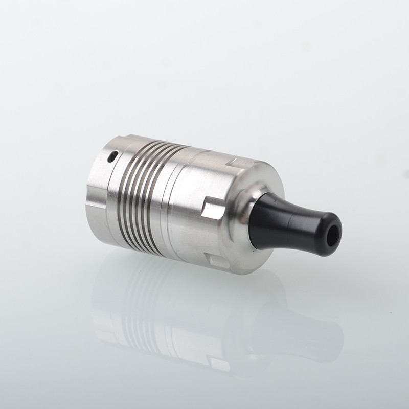 YFTK Caiman V.5 RDA Rebuildable Dripping Vape Atomizer - Silver, 316SS, Air Pins 1.2mm / 1.4mm / 1.7mm, 22mm