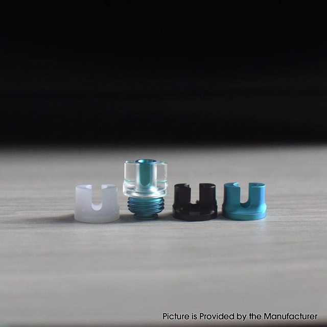  Authentic MK MODS Titanium TA Integrated Drip Tip Set for BB / Billet / Boro AIO Box Mod 4 PCS Mouthpiece