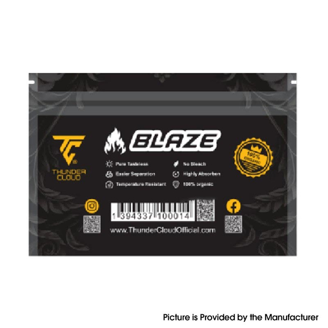 Authentic Thunder Cloud Blaze Organic Wicking Cotton - 12 Feet
