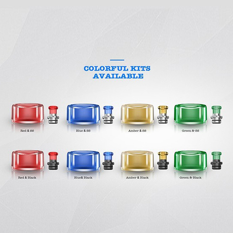 VXV Soulmate RTA Pod Replacement Tank Tube + 510 Drip Tip