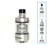 SXK estilo perseus RTA tanque reconstruível Vape Atomizador - prata, 316 aço inoxidável, 2,0ml / 4,0ml, 22 mm de diâmetro