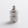 KF Lite Plus -Stil RTA wiedergebauter Tank Vape Atomizer - Silber, Edelstahl + Acryl, 4,0 ml, 24 mm Durchmesser