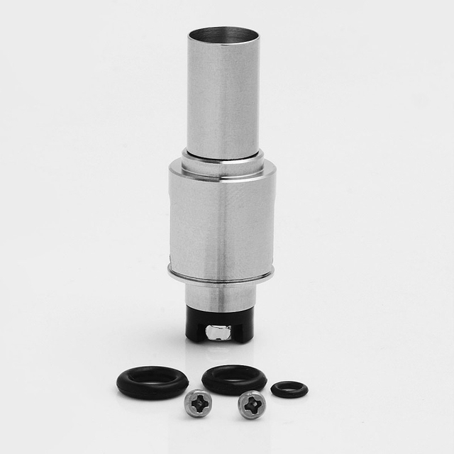 SXK BB Box Style RDA Rebuildable Dripping Atomizer - Silver, Stainless Steel, 14mm Diameter
