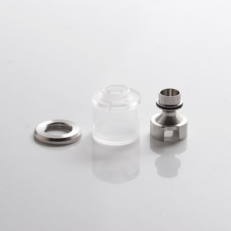 SXK Tank Tube + Chimney + Top Cap Top Filling Kit for Dvarw FL 22mm RTA , PC + 316 Stainless Steel, 3.5ml