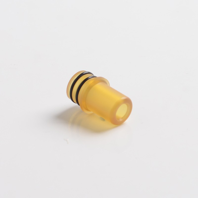 Ambition Mods and The Vaping Gentlemen Club Bishop MTL RTA Replacement 510 Drip Tip - Brown, PEI