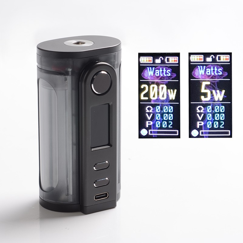 Authentic Ultroner x Fallout Vape Gaea 200W Vape Box Mod, 5~200W, 2 x 18650 / 20700 / 21700, Sevo 200C
