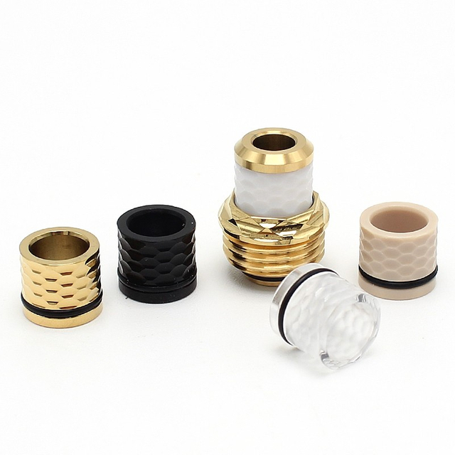 SXK Hussar Vapes The End Modular DT Drip Tip Set for BxR / BB / Billet Mod 1 x BB Connector, 5 x Mouthpiece