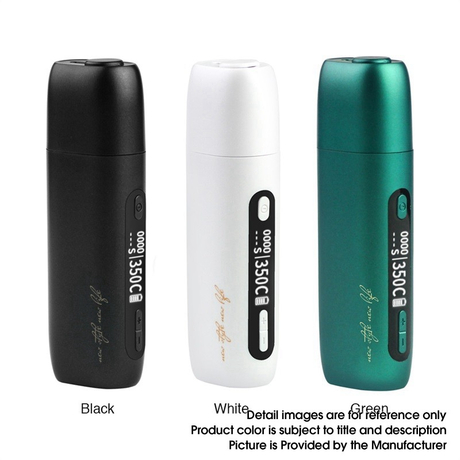 Pluscig P9 3500mAh Heat Not Burn Vape Kit, TC 250~350'C, Ceramic Needle Heating