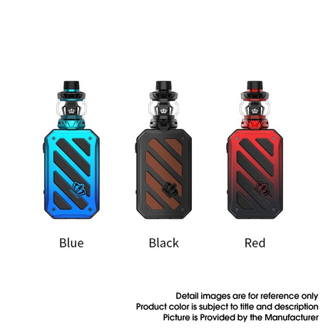 Authentic Uwell Crown V 5 200W TC VW Box Mod + Crown V Tank Atomizer Vape Kit 5~200W 2 x 18650 5.0ml 29mm Diameter