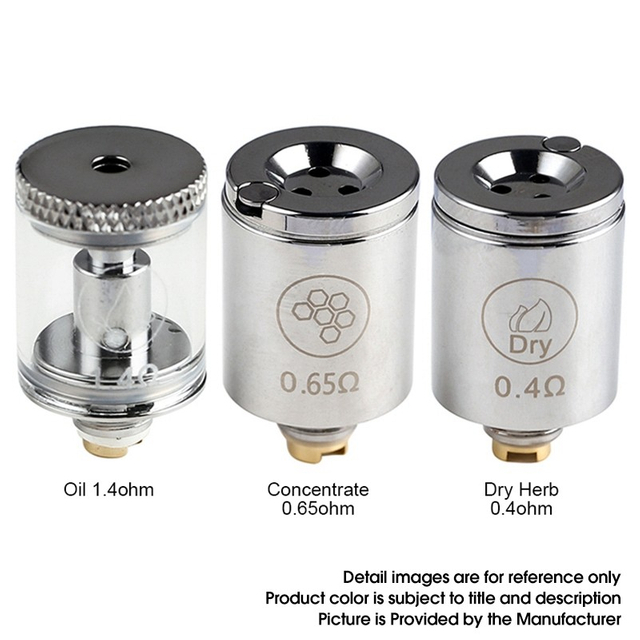 Authentic Demon Killer LTQ Vapor Curer Vaporizer Kit Replacement Dry Herb Coil Head - 0.4/0.65/1.4ohm (3 PCS)