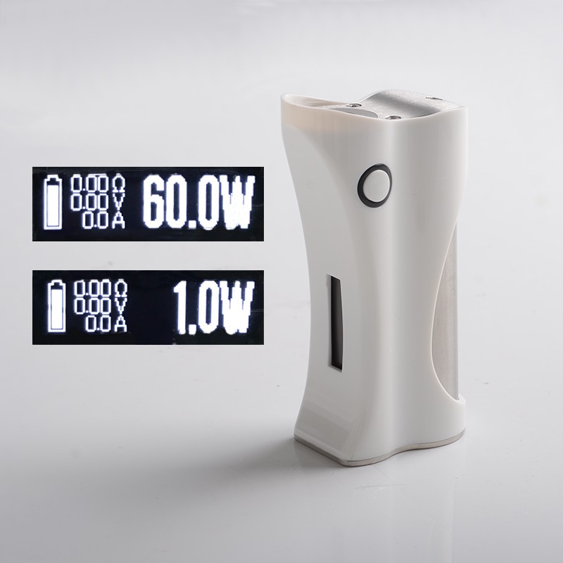 Ambition Mods et RSS Mod S HERA 60W VW Box Mod, 1 ~ 60W, SS316 + PC, 1 x 18650