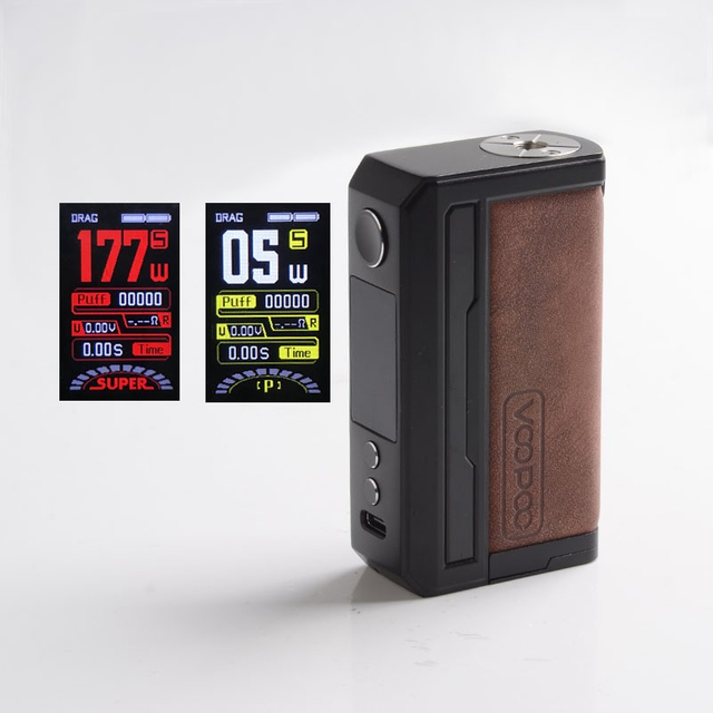 Voopoo Drag 3 177W VW Box Mod, 5~177W, 2 x 18650, GENE.FAN 2.0 Chip
