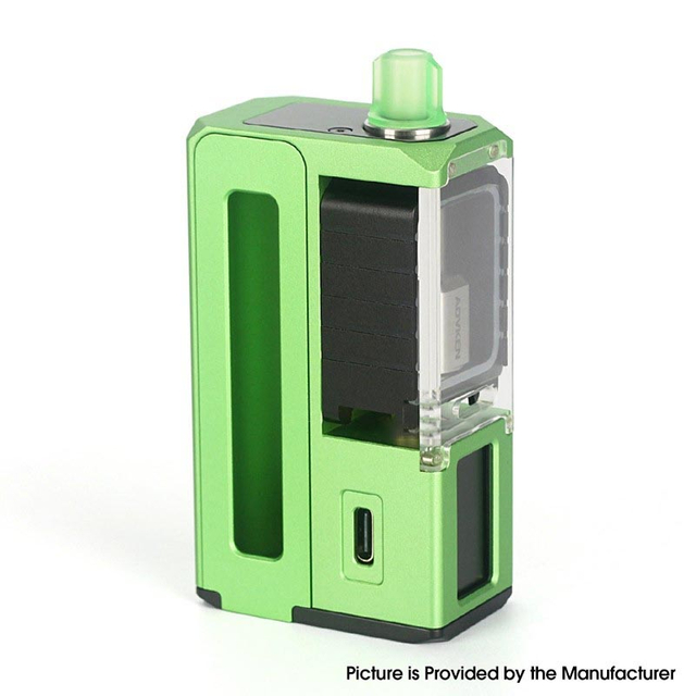 Authentic Advken FOB 80W AIO Boro Box Mod Kit VW 1~80W, 1 x 18650