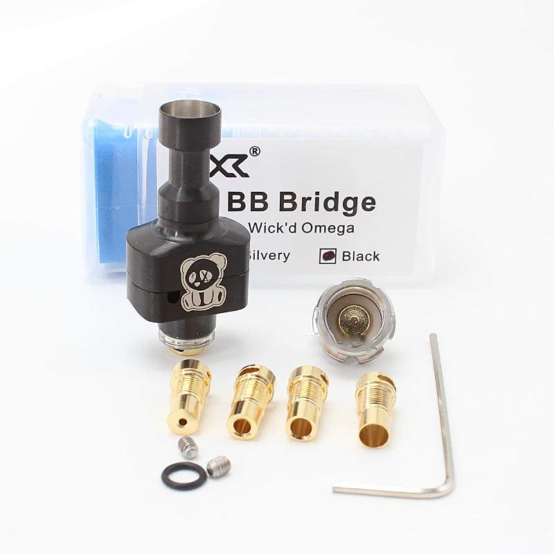 SXK Wick'd Bridg'd Omega RBA Bridge for Boro Devices / Billet / BB Mod Kit 1.2mm, 2.5mm, 3.0mm, 3.5mm, 4.0mm