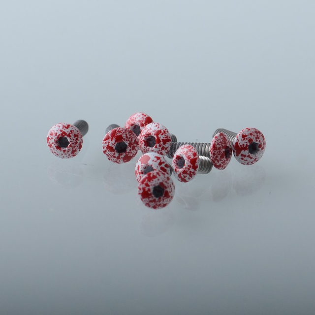  Authentic MK MODS Replacement Splatter Screw Set Kit for SXK BB 70W / DNA 60W Style Box Mod Kit / Billet SS (9 PCS)
