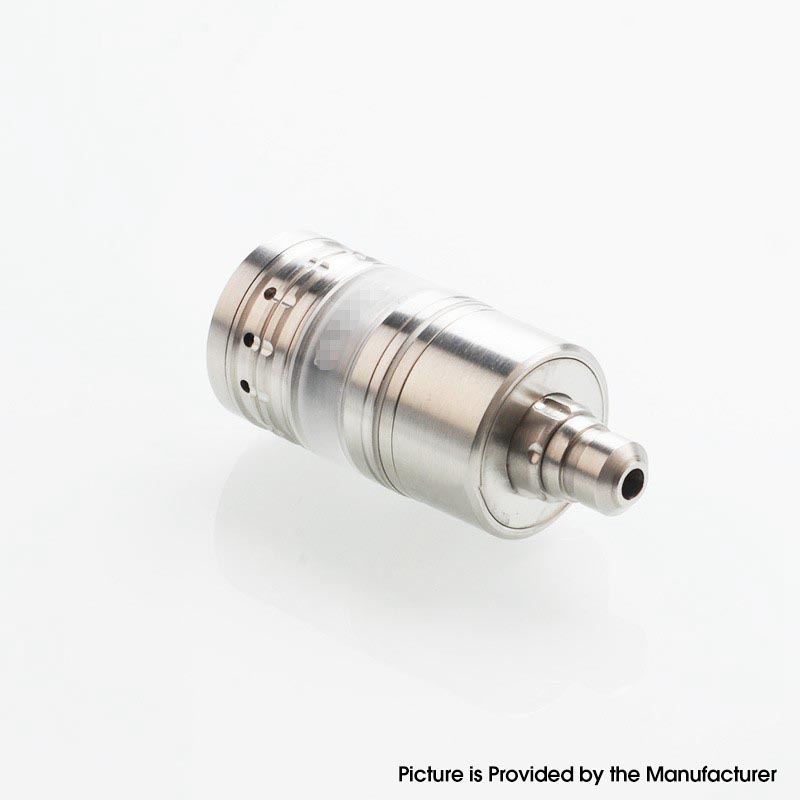 Menelaus RTA 재건 가능한 탱크 분무기 316 스테인레스 스틸 + 아크릴, 4ml, 22mm 직경