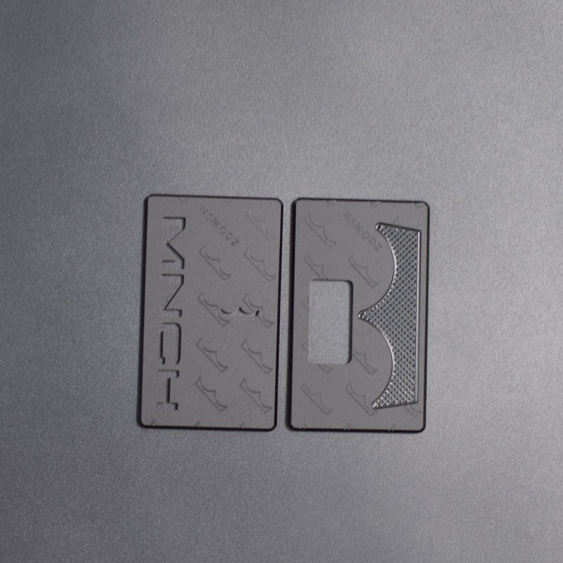 NS X Monarchy Square Front + Back Door Panel Plates for BB / Billet Box Vape Mod Acrylic (2 PCS)