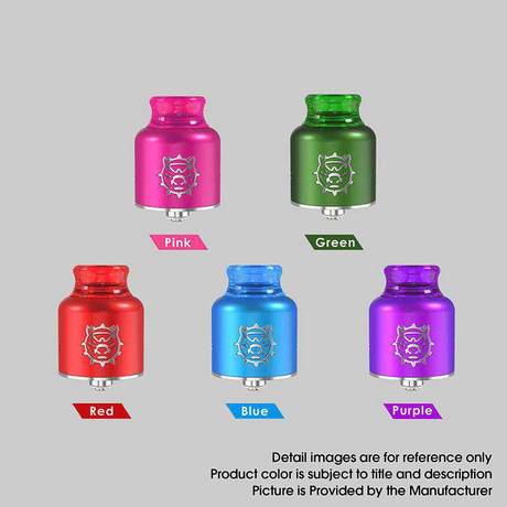 Authentic Damn Vape Mongrel RDA Rebuildable Dripping Vape Atomizer 25.4mm / 26mm, with Spare Top Cap, Subway Edition