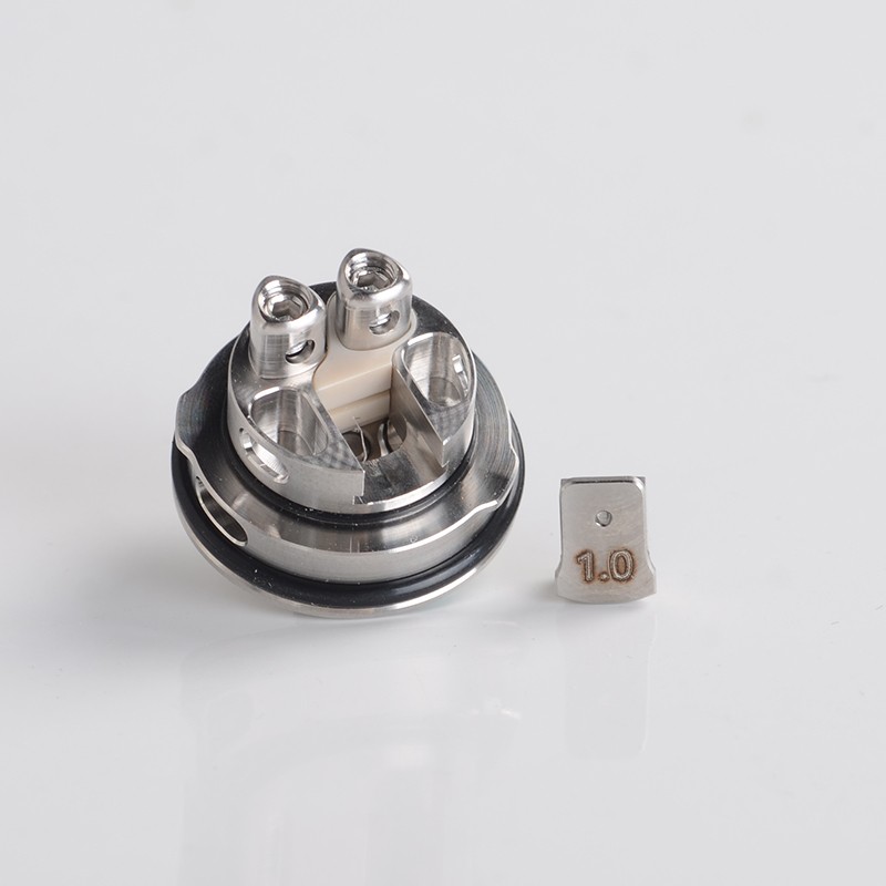 Ulton Skyline R Style RTA Rebuiltable Vape Atomizer с 4 MTL AirDisks, 0,8 мм / 1,0 мм / 1,2 мм / 1,5 мм, 22 мм