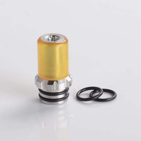 Authentic Auguse 510 Drip Tip for RBA / RTA / RDA Atomizer Stainless Steel+ PEI, 19.5mm