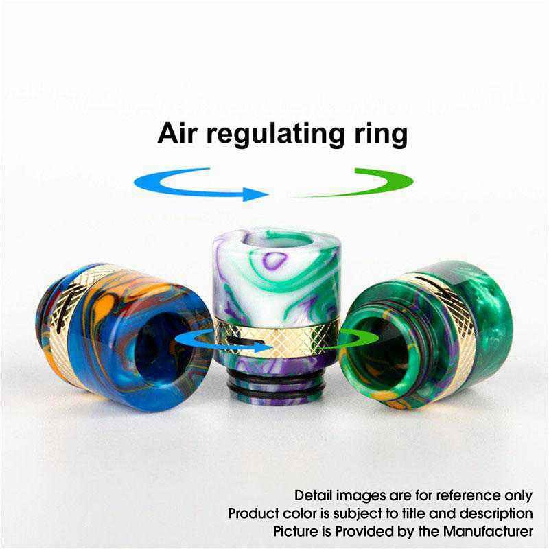 Authentic Reewape RS330 810 Drip Tip W/ Air Regulating Ring for RBA / RTA / RDA