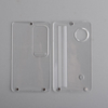 Placas de panel de la puerta trasera de reemplazo de ETU para el sistema Dotmod Dotaio Pod - Transparente PCTG (2 PC)