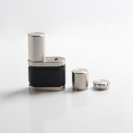 Stratum Balance 60W TC VW Vape Box Mod - Silver + Black, 1~60W, 1 x 18350 / 18650, Evolv DNA 60 Chip