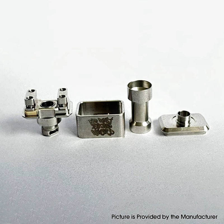 Wick'd Reviv'D Style RBA Bridge for Billet / BB / Boro 6 PCS Air Pin 